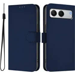 Coque portefeuille Phonesta Soft Skin pour OnePlus Nord 4 - Bleu foncé