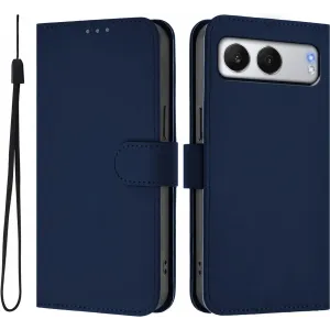 Coque portefeuille Phonesta Soft Skin pour OnePlus Nord 4 - Bleu foncé
