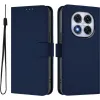 Coque portefeuille Phonesta Soft Skin pour Xiaomi Redmi Note 14 Pro 5G/14 Pro Plus / Xiaomi Poco X7 - Bleu foncé