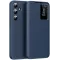 Coque portefeuille Phonesta Smart Window pour Samsung Galaxy S24 - Bleu foncé