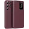 Coque portefeuille Phonesta Smart Window pour Samsung Galaxy S24 Ultra - Bordeaux