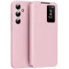 Coque portefeuille Phonesta Smart Window pour Samsung Galaxy S25 Plus - Rose