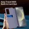 Coque portefeuille Phonesta Smart Window pour Samsung Galaxy S25 FE - Violet 8