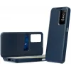 Coque portefeuille Phonesta Smart Window pour Samsung Galaxy A37 - Bleu foncé 0