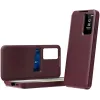 Coque portefeuille Phonesta Smart Window pour Samsung Galaxy S26 Ultra - Bordeaux