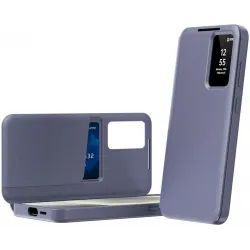 Coque portefeuille Phonesta Smart Window pour Samsung Galaxy S26 Ultra - Violet