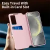 Coque portefeuille Phonesta Smart Window pour Samsung Galaxy S26 Ultra - Rose 6