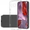 Coque arrière en silicone Phonesta Ultra-Thin pour Google Pixel 9a - Transparent