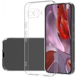 Coque arrière en silicone Phonesta Ultra-Thin pour Google Pixel 9a - Transparent