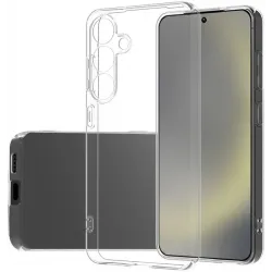 Coque arrière en silicone Phonesta Ultra-Thin pour Samsung Galaxy S25 Plus - Transparent