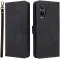 Coque portefeuille Phonesta Vintage Skin pour OnePlus Nord CE 4 Lite - Noir