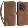 Coque portefeuille Phonesta Vintage Skin pour OnePlus 12 - Marron