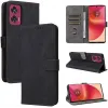 Coque portefeuille Phonesta Vintage Skin pour Motorola Edge 50 Fusion - Noir 6