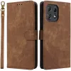 Coque portefeuille Phonesta Vintage Skin pour Motorola Edge 50 / Edge 50 Pro - Marron