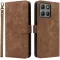 Coque portefeuille Phonesta Vintage Skin pour Motorola Moto G17/G17 Power/G15/G15 Power - Marron