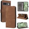 Coque portefeuille Phonesta Vintage Skin pour Google Pixel 8a - Marron 5