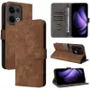 Coque portefeuille Phonesta Vintage Skin pour Oppo Reno13 - Marron 9