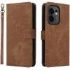 Coque portefeuille Phonesta Vintage Skin pour Oppo Reno13 F 4G/5G / Reno13 FS 5G - Marron