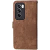 Coque portefeuille Phonesta Vintage Skin pour Oppo Reno12 - Marron 8