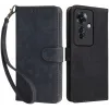 Coque portefeuille Phonesta Vintage Skin pour Oppo Reno11 F 5G - Noir
