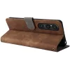 Coque portefeuille Phonesta Vintage Skin pour Sony Xperia 1 VI - Marron 4