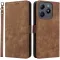 Coque portefeuille Phonesta Vintage Skin pour Realme C63/C61 / Note 60 - Marron