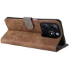 Coque portefeuille Phonesta Vintage Skin pour Realme C63/C61 / Note 60 - Marron 3