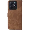 Coque portefeuille Phonesta Vintage Skin pour Realme C63/C61 / Note 60 - Marron 7