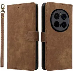 Coque portefeuille Phonesta Vintage Skin pour HONOR Magic7 Pro - Marron