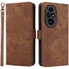 Coque portefeuille Phonesta Vintage Skin pour HONOR 200 Pro - Marron