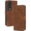 Coque portefeuille Phonesta Vintage Skin pour HONOR 90 - Marron 8