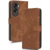 Coque portefeuille Phonesta Vintage Skin pour HONOR 90 Lite - Marron 8