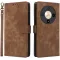Coque portefeuille Phonesta Vintage Skin pour HONOR Magic6 Lite - Marron