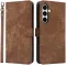 Coque portefeuille Phonesta Vintage Skin pour Samsung Galaxy A35 - Marron
