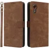 Coque portefeuille Phonesta Vintage Skin pour Samsung Galaxy Xcover 7 - Marron