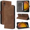 Coque portefeuille Phonesta Vintage Skin pour Samsung Galaxy Xcover 7 - Marron 8
