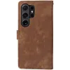 Coque portefeuille Phonesta Vintage Skin pour Samsung Galaxy S24 Ultra - Marron 10