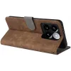 Coque portefeuille Phonesta Vintage Skin pour Xiaomi 14T - Marron 3