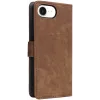 Coque portefeuille Phonesta Vintage Skin pour Apple iPhone 17e/16e - Marron 7