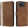 Coque portefeuille Phonesta Vintage Skin pour Asus Zenfone 12 Ultra - Marron