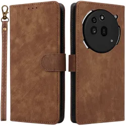 Coque portefeuille Phonesta Vintage Skin pour Nothing Phone (3a) Pro - Marron