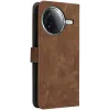 Coque portefeuille Phonesta Vintage Skin pour Xiaomi Poco F7 Pro/F7 Ultra - Marron 8