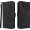 Coque portefeuille Phonesta Vintage Skin pour Samsung Galaxy Xcover 7 Pro - Noir