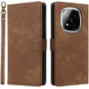 Coque portefeuille Phonesta Vintage Skin pour Xiaomi Redmi Note 14 Pro 4G - Marron