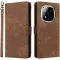 Coque portefeuille Phonesta Vintage Skin pour Xiaomi Redmi Note 14 Pro 4G - Marron