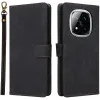 Coque portefeuille Phonesta Vintage Skin pour Xiaomi Redmi Note 14 Pro 4G - Noir