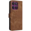 Coque portefeuille Phonesta Vintage Skin pour Motorola Edge 60 Pro - Marron 8