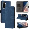 Coque portefeuille Phonesta Vintage Skin pour Xiaomi Poco M7 - Bleu 9