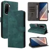 Coque portefeuille Phonesta Vintage Skin pour Xiaomi Poco M7 - Vert 9