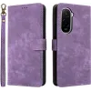 Coque portefeuille Phonesta Vintage Skin pour Xiaomi Poco M7 - Violet